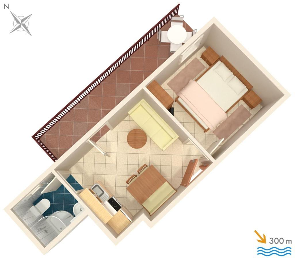 Apartment Stanici 2818D Tice Екстер'єр фото
